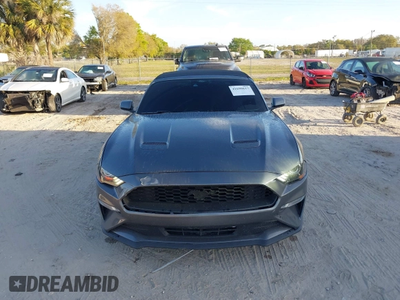 2021 Ford Mustang EcoBoost with VIN 1FATP8UH5M5107597, listed as a IAAI auction lot 41690617 with 54,164 mi miles. Bid and sale history available at carsss.com. Image 12.