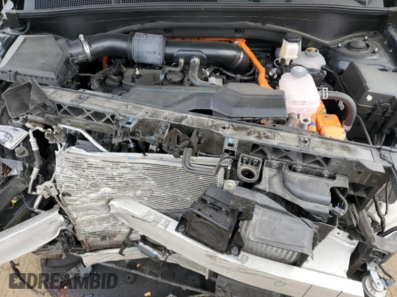 2023 Hyundai Santa Fe Hybrid SEL Premium with VIN 5NMS3DA12PH000154, listed as a Copart auction lot 76742334 with 33,902 mi miles and Salvage Title. Bid and sale history available at carsss.com. Image 12.