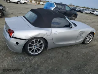 2007 BMW Z4 3.0i with VIN 4USBU33527LW73168, listed as a Copart auction lot 50080395 with 147,040 mi miles and Salvage Title. Bid and sale history available at carsss.com. Image 3.