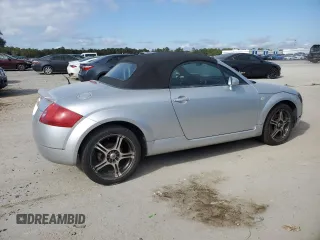 2002 Audi TT with VIN TRUTC28N621015248, listed as a Copart auction lot 82576694 with 104,494 mi miles and Salvage Title. Bid and sale history available at carsss.com. Image 3.
