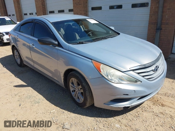 2012 Hyundai Sonata GLS with VIN 5NPEB4AC2CH373418, listed as a IAAI auction lot 42048250 with 190,830 mi miles. Bid and sale history available at carsss.com. Image 1.