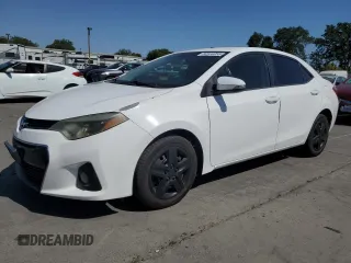 2014 Toyota Corolla L with VIN 5YFBURHE4EP000159, listed as a Copart auction lot 59164055 with 100,704 mi miles and Salvage title. Bid and sale history available at DreamBid. Image 1.