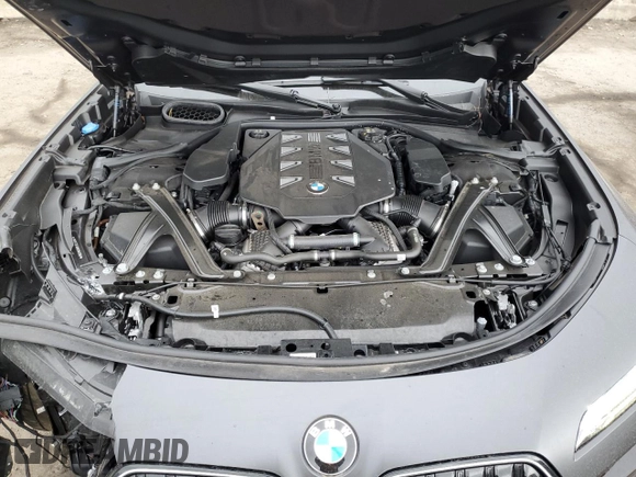 2024 BMW 7 Series 760i xDrive with VIN WBA33EJ08RCR61308, listed as a Copart auction lot 47663095 with 16,294 mi miles and Salvage title. Bid and sale history available at DreamBid. Image 11.