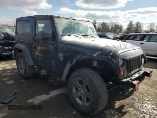 2011 Jeep Wrangler Rubicon with VIN 1J4HA6D11BL536151, listed as a Copart auction lot 44581625 with Not Provided miles and Salvage Title. Bid and sale history available at carsss.com. Image 4.