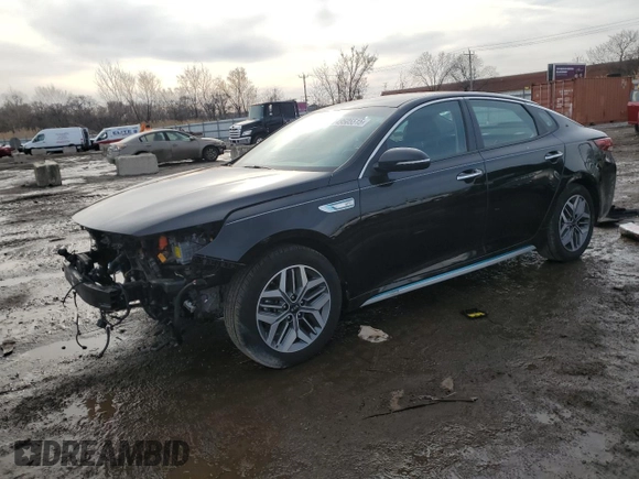2020 Kia Optima Hybrid EX with VIN KNAGU4LE2L5040747, listed as a Copart auction lot 49505515 with 66,315 mi miles and Salvage Title. Bid and sale history available at carsss.com. Image 1.