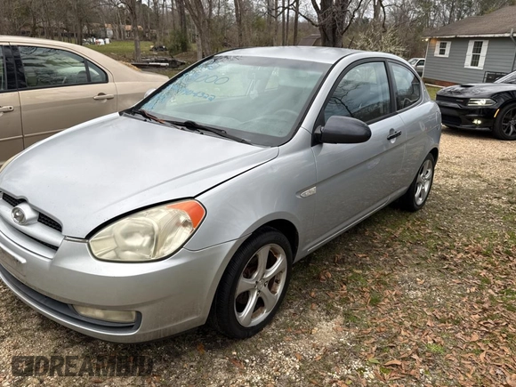 2007 Hyundai Accent SE with VIN KMHCN36C47U005847, listed as a Copart auction lot 46369725 with 148,790 mi miles and Clean Title. Bid and sale history available at carsss.com. Image 2.