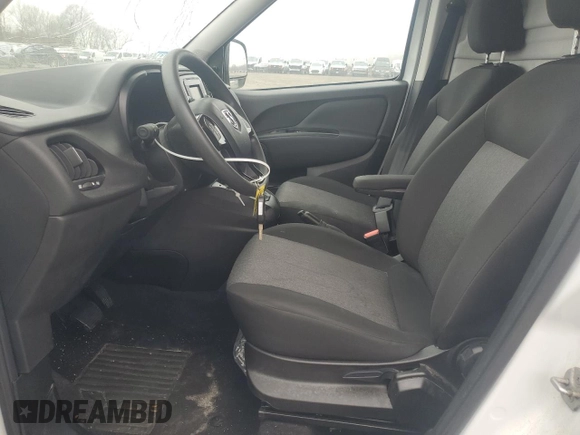2022 Ram ProMaster City Cargo Tradesman with VIN ZFBHRFAB0N6W68559, listed as a Copart auction lot 51161655 with 57,072 mi miles and Salvage title. Bid and sale history available at DreamBid. Image 7.