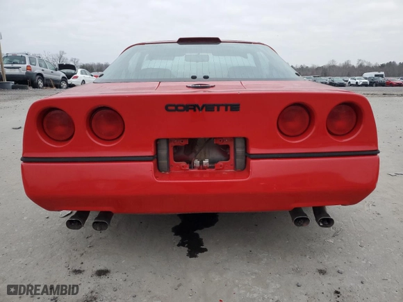 1987 Chevrolet Corvette with VIN 1G1YY2189H5126084, listed as a Copart auction lot 86517894 with 89,942 mi miles and Clean Title. Bid and sale history available at carsss.com. Image 6.