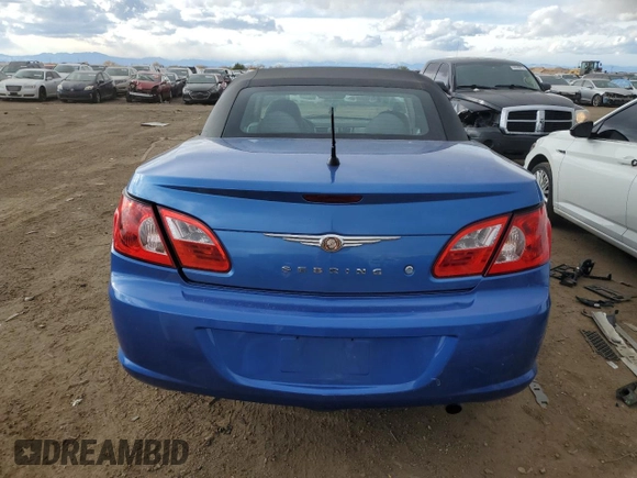 2008 Chrysler Sebring LX with VIN 1C3LC45K98N253522, listed as a Copart auction lot 79331294 with 159,099 mi miles and Salvage Title. Bid and sale history available at carsss.com. Image 6.