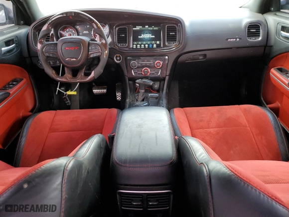 2022 Dodge Charger Scat Pack with VIN 2C3CDXGJ8NH181395, listed as a Copart auction lot 47210095 with 19,911 mi miles and Salvage Title. Bid and sale history available at carsss.com. Image 8.