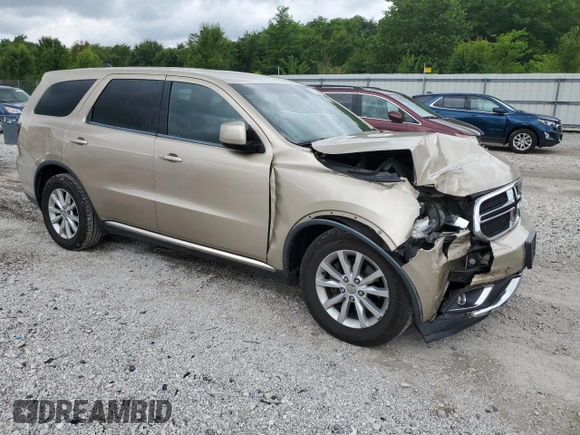 2014 Dodge Durango SXT with VIN 1C4RDHAG6EC412645, listed as a Copart auction lot 60698375 with 164,236 mi miles and Salvage title. Bid and sale history available at DreamBid. Image 4.