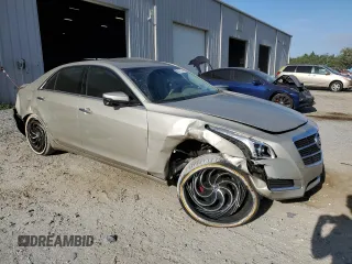 2014 Cadillac CTS Luxury RWD with VIN 1G6AR5S36E0191951, listed as a Copart auction lot 55017795 with 117,535 mi miles and Salvage Title. Bid and sale history available at carsss.com. Image 4.