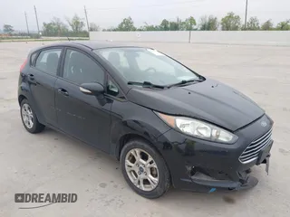 2016 Ford Fiesta SE with VIN 3FADP4EJ3GM203760, listed as a IAAI auction lot 41928386 with 52,744 mi miles. Bid and sale history available at carsss.com. Image 1.