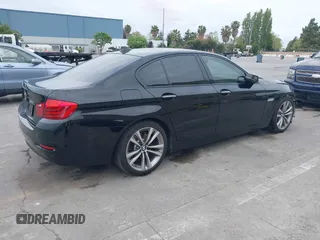 2016 BMW 5 Series 528i with VIN WBA5A5C50GD527995, listed as a IAAI auction lot 42110252 with 78,580 mi miles. Bid and sale history available at carsss.com. Image 4.