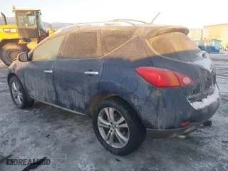 2009 Nissan Murano SL with VIN JN8AZ18W19W154448, listed as a IAAI auction lot 41396575 with 192,985 mi miles. Bid and sale history available at carsss.com. Image 3.