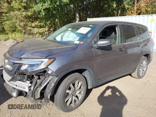 2020 Honda Pilot EX-L z VIN 5FNYF6H53LB069677, wystawiony jako IAAI lot #40581586 z przebiegiem 21 717 mil mil oraz . Historia ofert i sprzedaży dostępna na DreamBid. Obrazek 2.