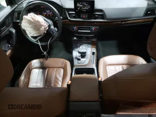 2020 Audi Q5 Premium with VIN WA1ANAFY8L2115490, listed as a Copart auction lot 87094424 with 49,528 mi miles and Salvage Title. Bid and sale history available at carsss.com. Image 8.