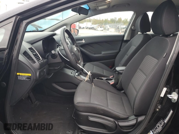 2017 Kia Forte LX with VIN 3KPFL4A79HE126588, listed as a Copart auction lot 77994024 with 82,033 mi miles and Salvage Title. Bid and sale history available at carsss.com. Image 7.