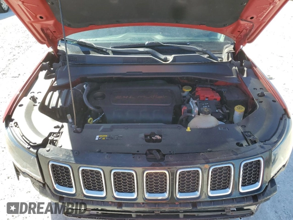 2019 Jeep Compass Limited with VIN 3C4NJCCB8KT809401, listed as a Copart auction lot 48238175 with 82,407 mi miles and Salvage title. Bid and sale history available at DreamBid. Image 14.