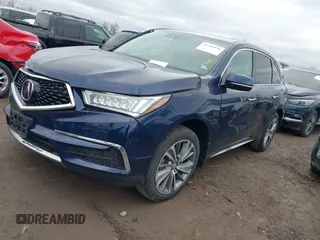 2017 Acura MDX w/Technology Pkg with VIN 5FRYD4H5XHB024459, listed as a IAAI auction lot 41703958 with 1 mi miles. Bid and sale history available at carsss.com. Image 17.