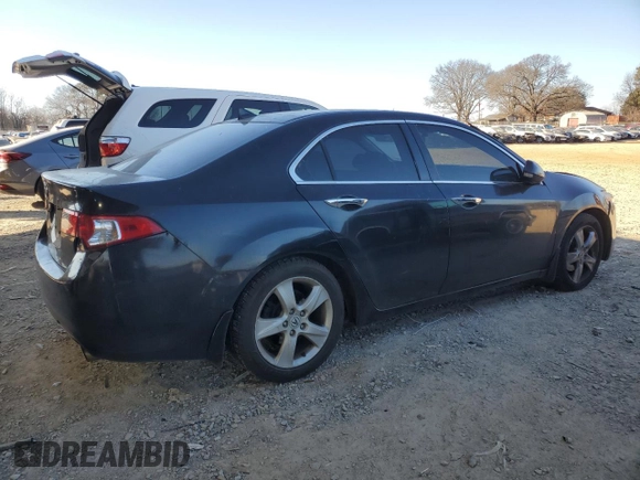 2010 Acura TSX with VIN JH4CU2F67AC023637, listed as a Copart auction lot 41802755 with 302,763 mi miles and Salvage Title. Bid and sale history available at carsss.com. Image 3.