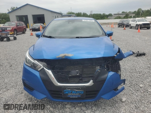 2021 Nissan Versa SV with VIN 3N1CN8EV3ML869155, listed as a Copart auction lot 57841325 with 82,711 mi miles and Salvage title. Bid and sale history available at DreamBid. Image 5.