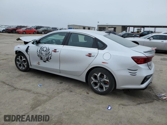 2021 Kia Forte LXS with VIN 3KPF24AD7ME294376, listed as a Copart auction lot 44146175 with 76,214 mi miles and Salvage Title. Bid and sale history available at carsss.com. Image 2.