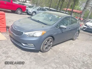 2014 Kia Forte EX with VIN KNAFZ4A89E5076447, listed as a IAAI auction lot 41913489 with 219,823 mi miles. Bid and sale history available at carsss.com. Image 2.