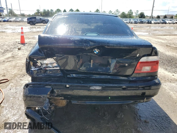 2001 BMW 5 Series 530iA with VIN WBADT63421CF09775, listed as a Copart auction lot 69180694 with 368,937 mi miles and Salvage Title. Bid and sale history available at carsss.com. Image 6.