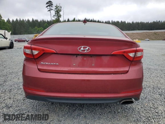 2016 Hyundai Sonata 2.4L with VIN 5NPE24AF6GH274021, listed as a Copart auction lot 54682175 with 208,169 mi miles and Salvage Title. Bid and sale history available at carsss.com. Image 6.