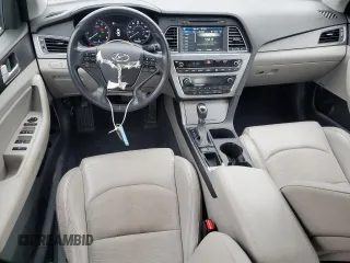2015 Hyundai Sonata Sport with VIN 5NPE34AF7FH111941, listed as a Copart auction lot 56842275 with 92,082 mi miles and Salvage title. Bid and sale history available at DreamBid. Image 8.