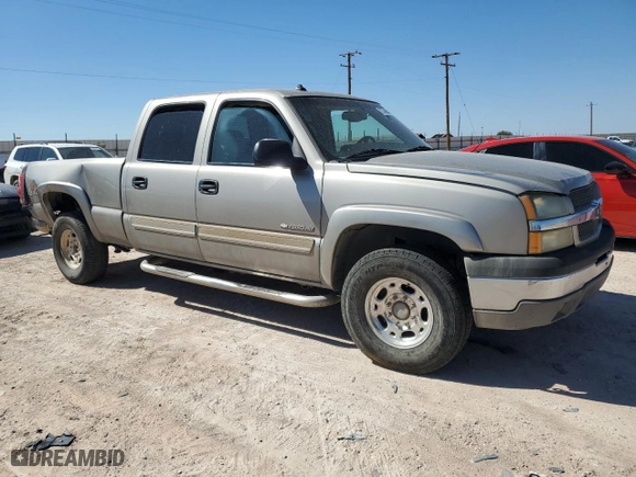 2003 Chevrolet Silverado 1500HD LS with VIN 1GCGK13U43F186091, listed as a Copart auction lot 72749684 with NaN miles and Salvage Title. Bid and sale history available at carsss.com. Image 4.