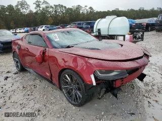 2022 Chevrolet Camaro ZL1 with VIN 1G1FK1R68N0107153, listed as a Copart auction lot 85480774 with 0 mi miles and Salvage Title. Bid and sale history available at carsss.com. Image 4.