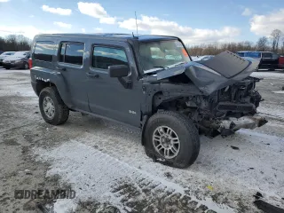 2008 Hummer H3 SUV with VIN 5GTEN13E988177642, listed as a Copart auction lot 84815404 with 151,096 mi miles and Salvage Title. Bid and sale history available at DreamBid. Image 4.