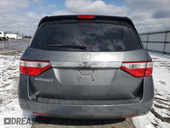 2011 Honda Odyssey EX-L with VIN 5FNRL5H63BB076398, listed as a Copart auction lot 44438995 with 190,714 mi miles and Salvage Title. Bid and sale history available at carsss.com. Image 6.
