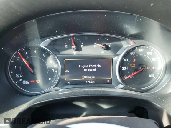 2024 GMC Terrain AT4 with VIN 3GKALYEG9RL388480, listed as a Copart auction lot 87090644 with 6,755 mi miles and Salvage Title. Bid and sale history available at DreamBid. Image 9.