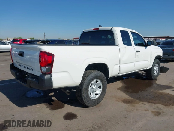 2021 Toyota Tacoma SR with VIN 3TYRX5GN8MT013815, listed as a IAAI auction lot 42311783 with 28,327 mi miles and . Bid and sale history available at DreamBid. Image 4.