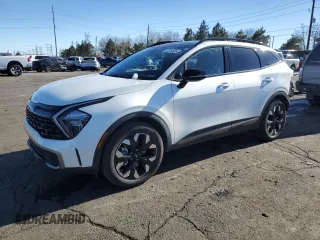 2023 Kia Sportage Plug-In Hybrid X-Line with VIN KNDPYDAH3P7077921, listed as a Copart auction lot 87614565 with 9,359 mi miles and Salvage Title. Bid and sale history available at carsss.com. Image 1.