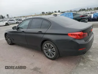 2018 BMW 5 Series 540i with VIN WBAJE5C56JG917606, listed as a Copart auction lot 54196055 with 85,207 mi miles and Salvage title. Bid and sale history available at DreamBid. Image 2.