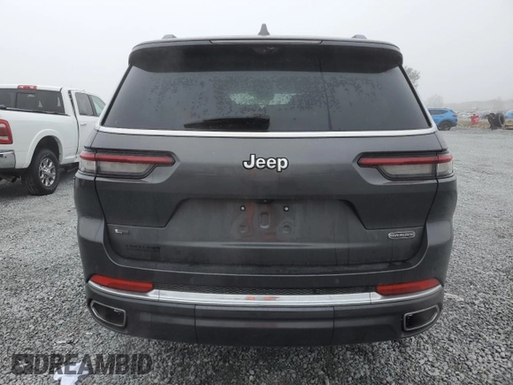2021 Jeep Grand Cherokee Overland with VIN 1C4RJJDGXM8153204, listed as a Copart auction lot 85214754 with 41,478 mi miles and Salvage title. Bid and sale history available at DreamBid. Image 6.