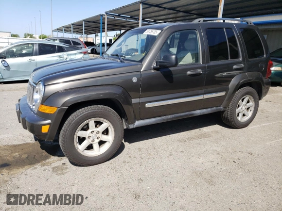 2006 Jeep Liberty Limited with VIN 1J4GL58K36W192913, listed as a Copart auction lot 53756785 with 168,282 mi miles and Salvage Title. Bid and sale history available at DreamBid. Image 1.