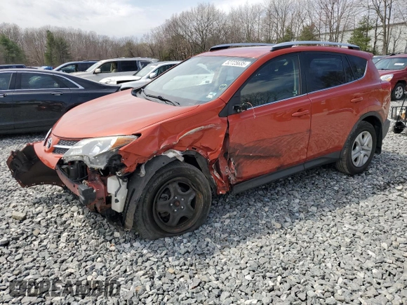 2015 Toyota RAV4 LE with VIN JTMBFREV9FJ038961, listed as a Copart auction lot 52725635 with 53,355 mi miles and Clean Title. Bid and sale history available at DreamBid. Image 1.
