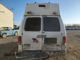 2012 Ford Econoline Cargo Super Duty Commercial with VIN 1FTSS3ELXCDB12518, listed as a Copart auction lot 42704115 with 194,090 mi miles and Salvage title. Bid and sale history available at DreamBid. Image 6.