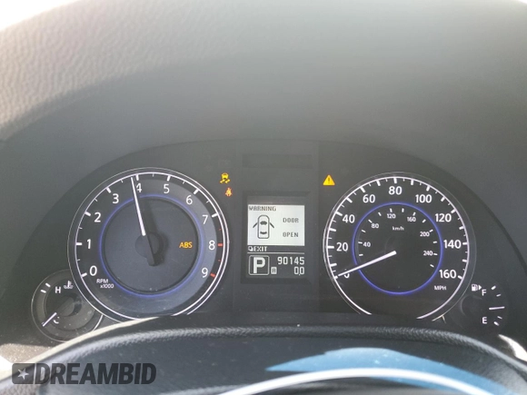 2013 Infiniti G37 Journey with VIN JN1CV6AP1DM726271, listed as a Copart auction lot 55510275 with 90,145 mi miles and Salvage title. Bid and sale history available at DreamBid. Image 9.