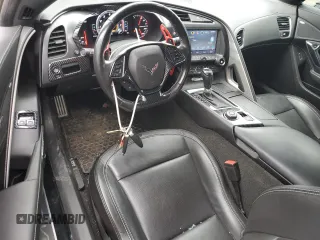 2017 Chevrolet Corvette Grand Sport 1LT with VIN 1G1YW2D79H5105602, listed as a Copart auction lot 42598795 with 34,380 mi miles and Salvage Title. Bid and sale history available at carsss.com. Image 8.
