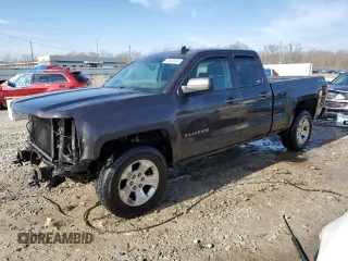 2015 Chevrolet Silverado 1500 LT with VIN 1GCVKREC5FZ291445, listed as a Copart auction lot 43991695 with 145,334 mi miles and Salvage Title. Bid and sale history available at carsss.com. Image 1.