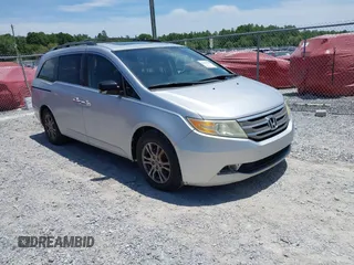 2013 Honda Odyssey EX-L с VIN 5FNRL5H69DB055459, выставлен на аукционе IAAI как лот 42336840 с пробегом 179 732 миль миль и . История ставок и продаж доступна на DreamBid. Изображение 1.