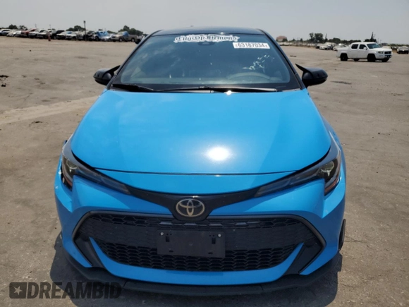 2021 Toyota Corolla Hatchback SE with VIN JTND4MBE0M3120757, listed as a Copart auction lot 63187034 with 45,238 mi miles and Salvage Title. Bid and sale history available at carsss.com. Image 5.