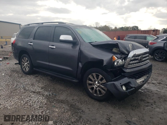 2014 Toyota Sequoia Limited with VIN 5TDKY5G17ES053960, listed as a Copart auction lot 80190134 with 290,202 mi miles and Salvage Title. Bid and sale history available at carsss.com. Image 4.