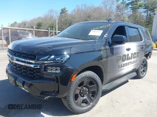 2023 Chevrolet Tahoe Commercial with VIN 1GNSKLED3PR430313, listed as a IAAI auction lot 42061257 with 22,824 mi miles and . Bid and sale history available at DreamBid. Image 17.